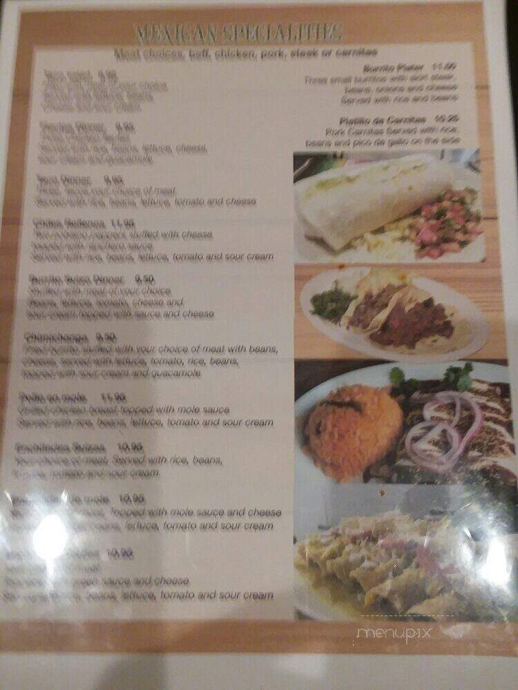 El Manantial - Wauconda, IL menu_pic