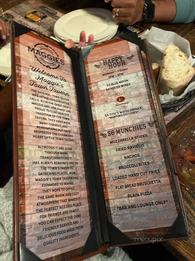 Maggies Town Tavern - Wayne, NJ menu_pic