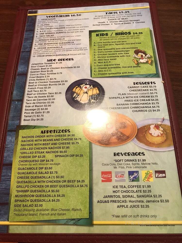 Crazy Mexico - High Point, NC menu_pic