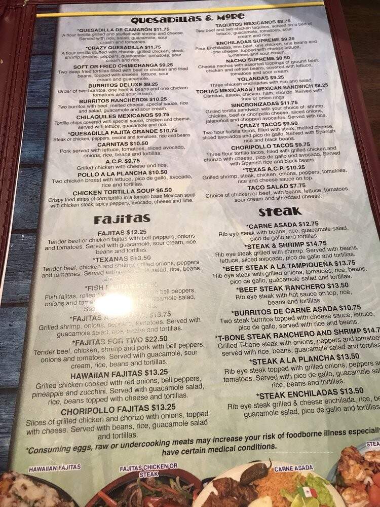 Crazy Mexico - High Point, NC menu_pic
