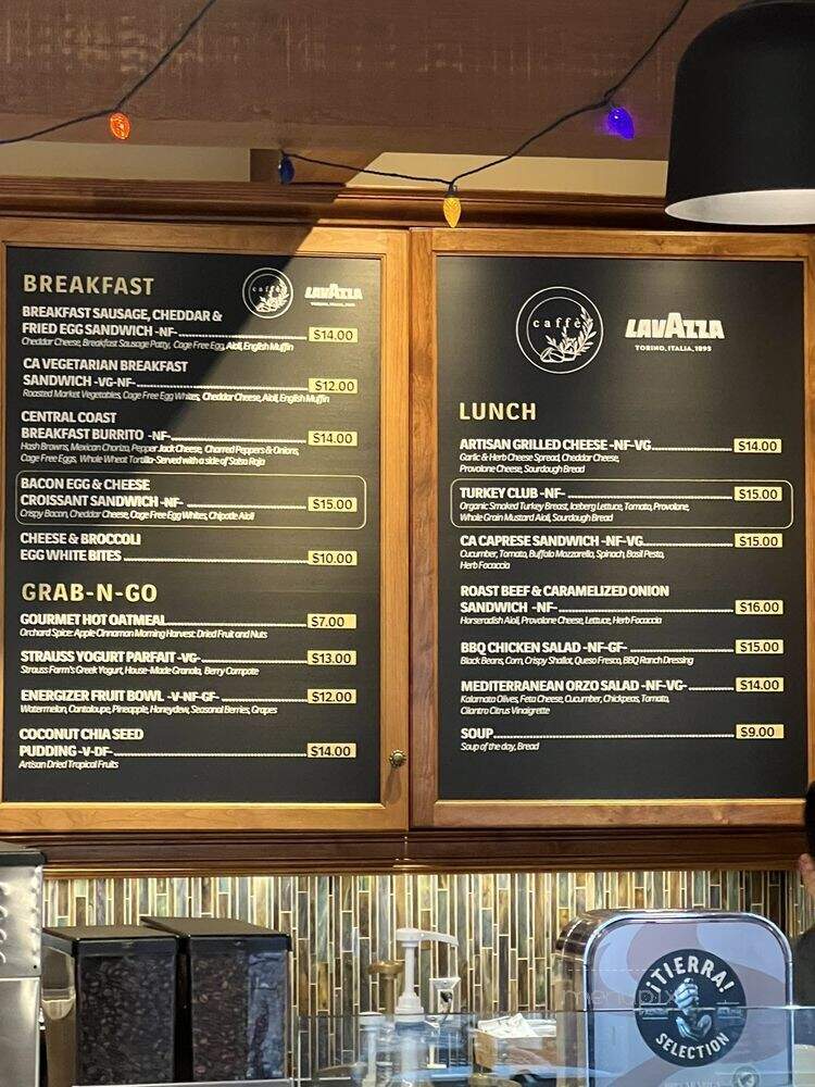 Blend - Santa Barbara, CA menu_pic