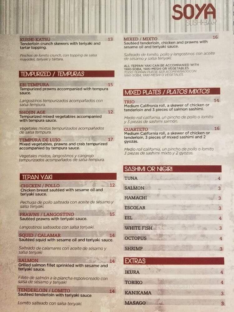 Soya Sushi Bar - Doral, FL