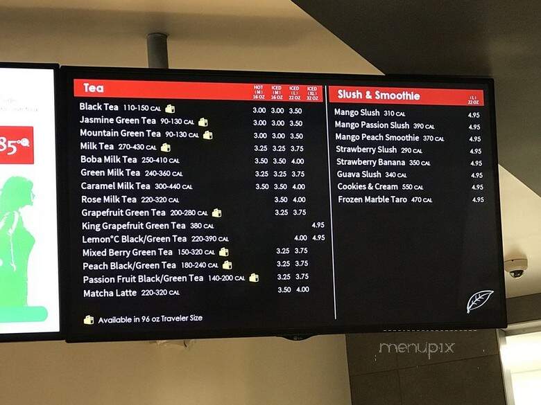85 Degree C Bakery Cafe - Federal Way, WA menu_pic