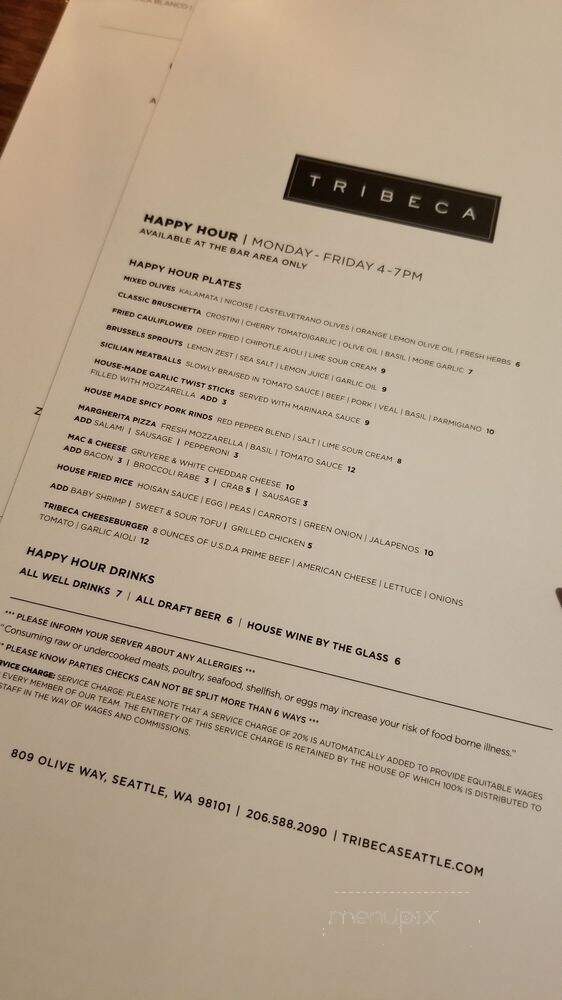 Tribeca Kitchen & Bar - Seattle, WA