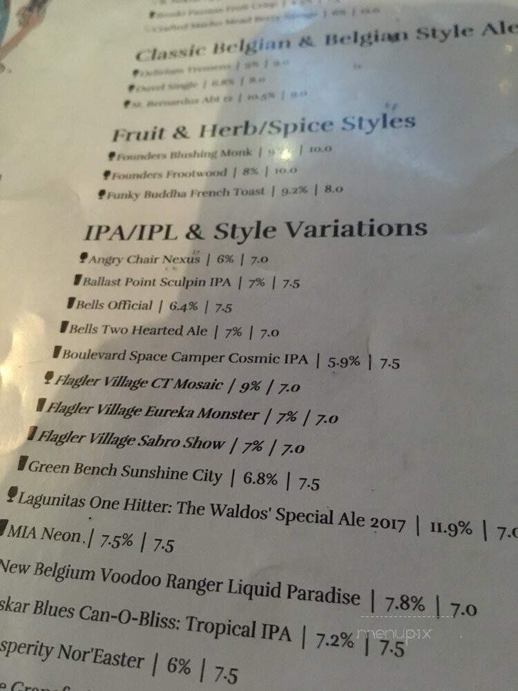 Flagler Village Brewery - Fort Lauderdale, FL menu_pic