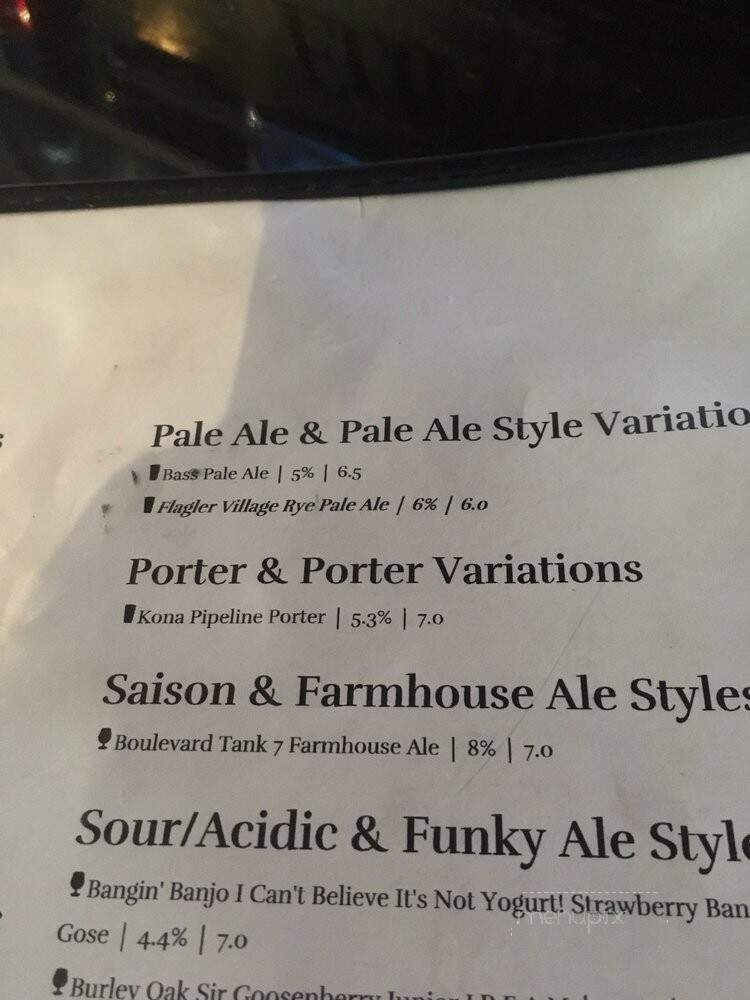 Flagler Village Brewery - Fort Lauderdale, FL menu_pic