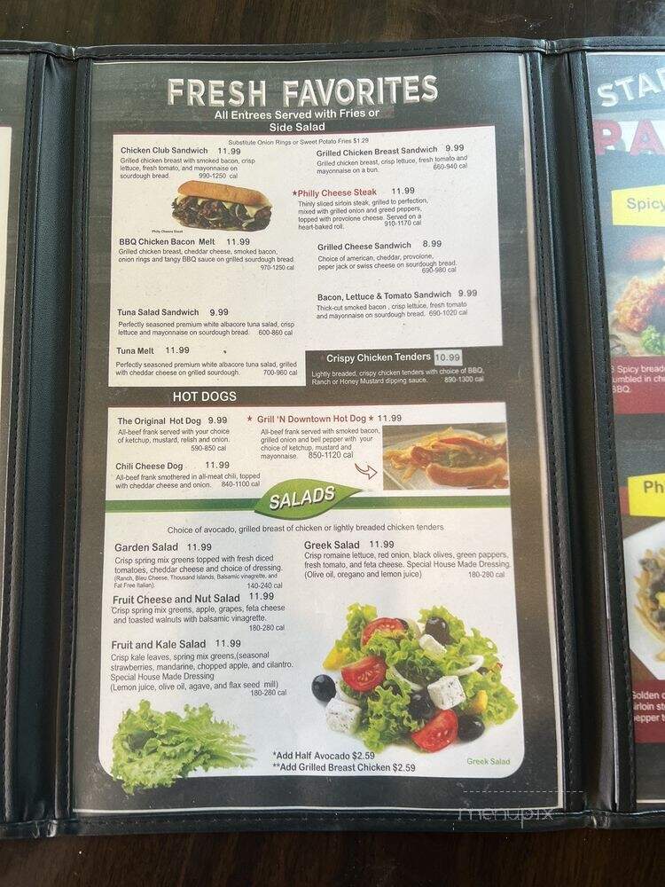 Grill 'N Burgers - Bakersfield, CA menu_pic