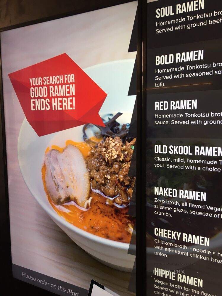 Tatsu Ramen - New York, NY menu_pic