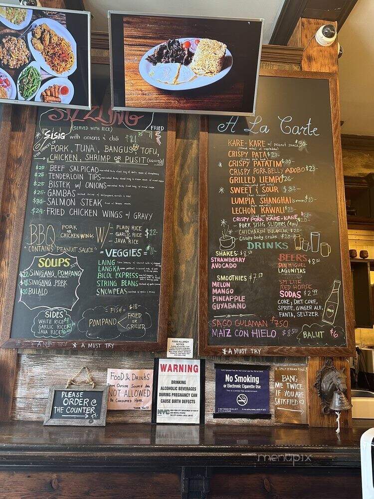 Mama Fina's - New York, NY menu_pic