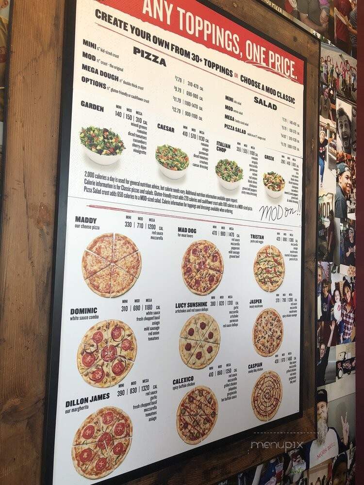 MOD Pizza - Augusta, GA menu_pic