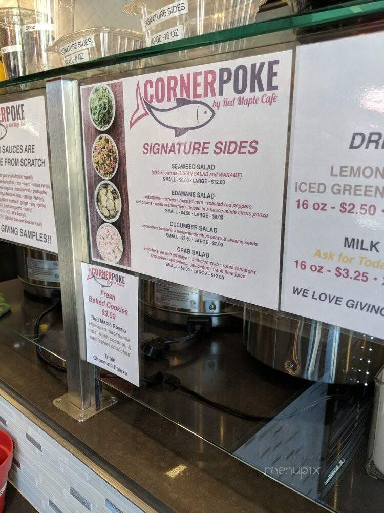 Corner Poke - Burbank, CA menu_pic