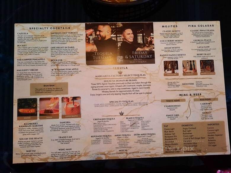 Margarita Factory Hazel Dell - Vancouver, WA menu_pic