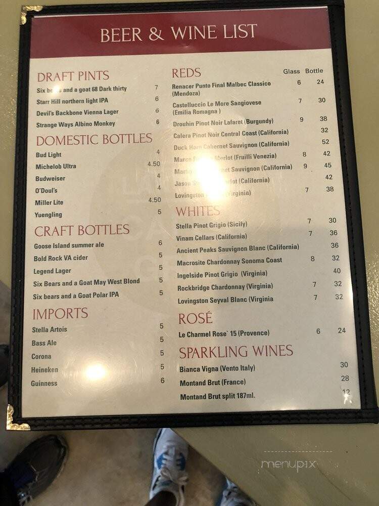 Lakeside Cafe & Grill - Lake Ridge, VA menu_pic