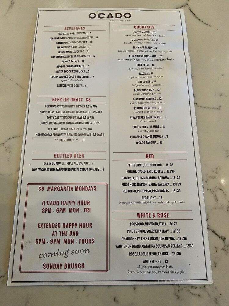 O'Cado Restaurant & Wine Bar - Los Angeles, CA