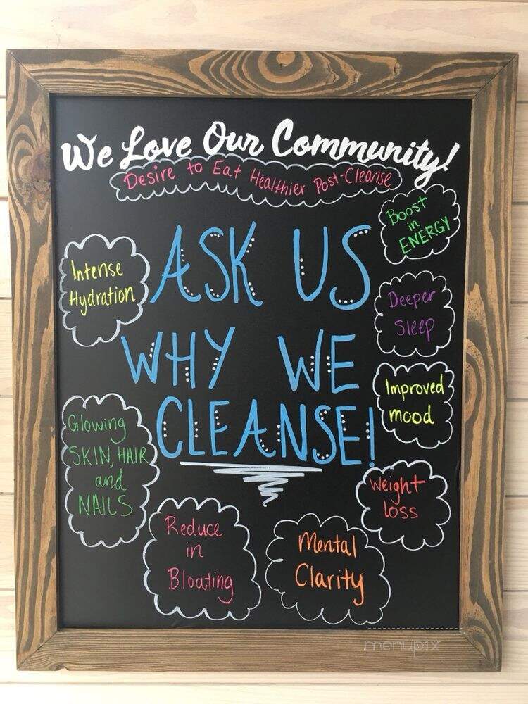 Clean Juice - Chapel Hill, NC menu_pic