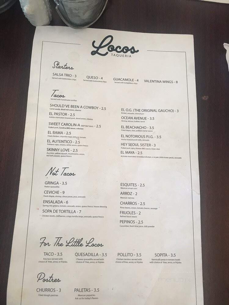 Locos Taqueria - Montgomery, AL