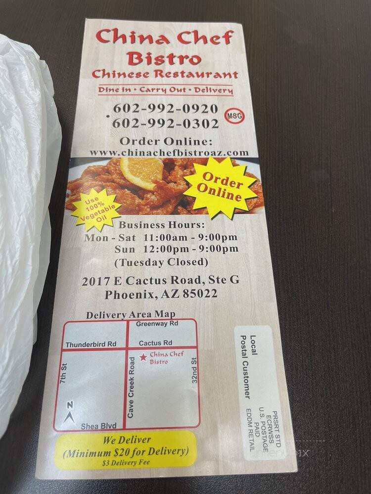 China Chef Bistro - Phoenix, AZ
