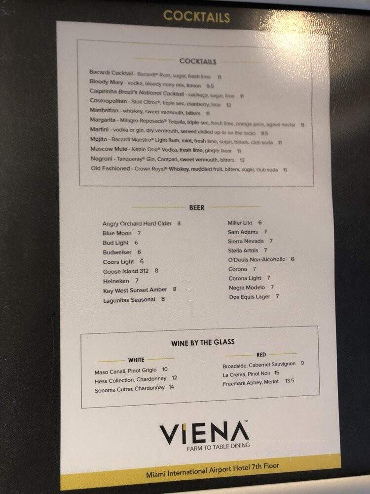 Viena - Miami, FL menu_pic
