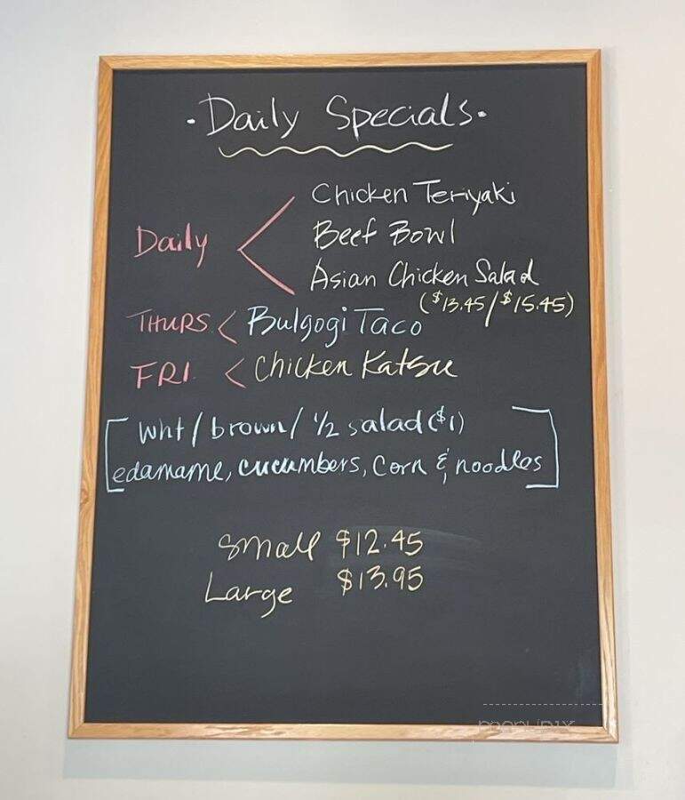 Pacific Kitchen - Stevenson Ranch, CA menu_pic