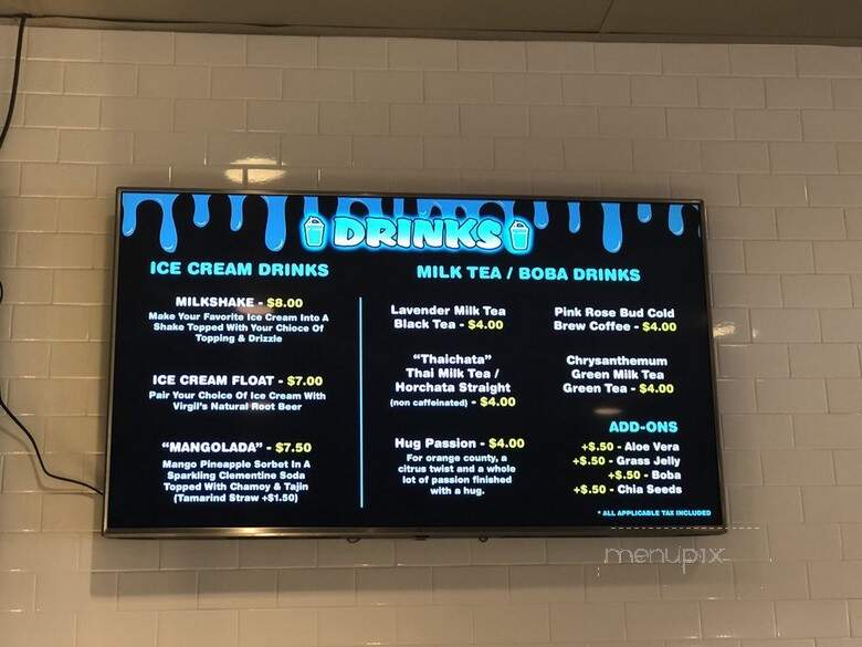 Hug Life - Orange, CA menu_pic
