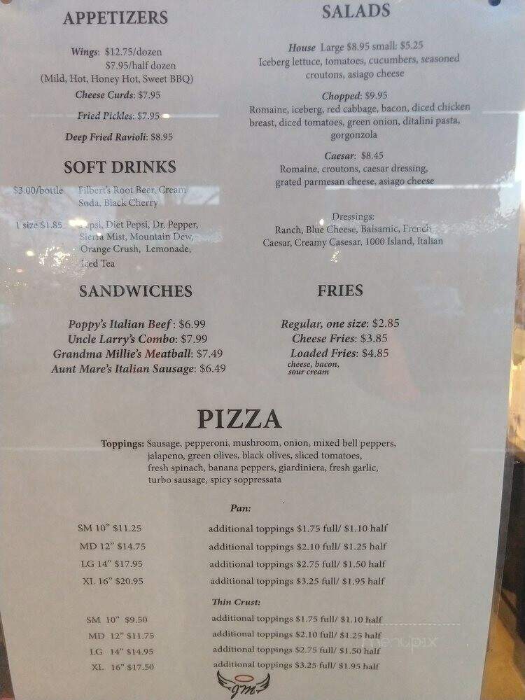Lefty's Pizza Kitchen - Wilmette, IL menu_pic