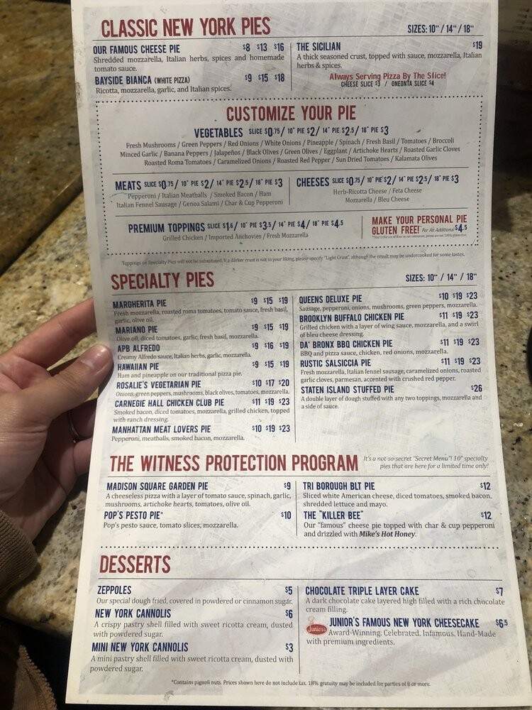 NYPD Pizza - Orlando, FL menu_pic