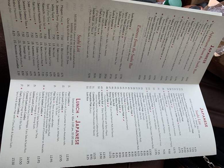 Fusion Kitchen - Quincy, MA menu_pic