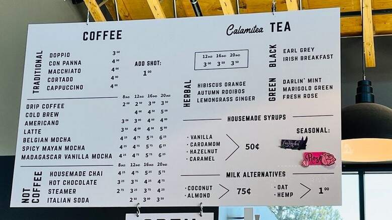 Thump Coffee Cafe & Bakery - Bend, OR menu_pic