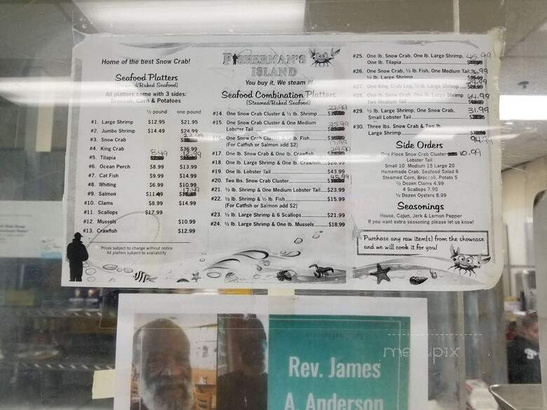 Fisherman's Island - Chicago, IL menu_pic
