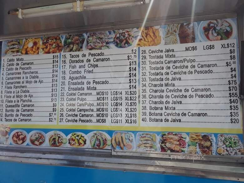 Mariscos El Pulpo - Los Angeles, CA menu_pic
