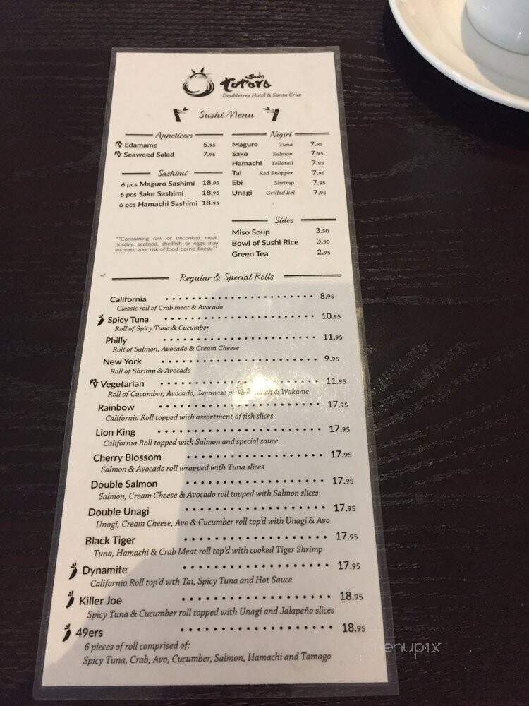 20/50 Lobby Lounge And Bar - San Jose, CA menu_pic