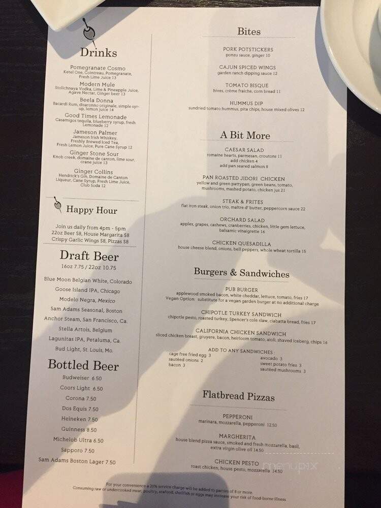 20/50 Lobby Lounge And Bar - San Jose, CA menu_pic