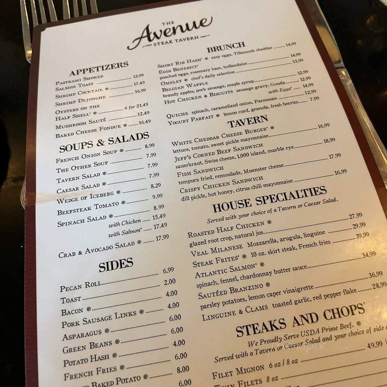 The Avenue Steak Tavern - Dublin, OH