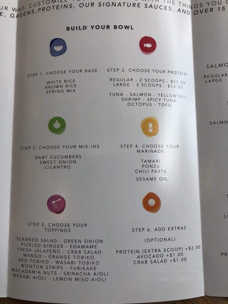 Poke Loa - New Orleans, LA menu_pic