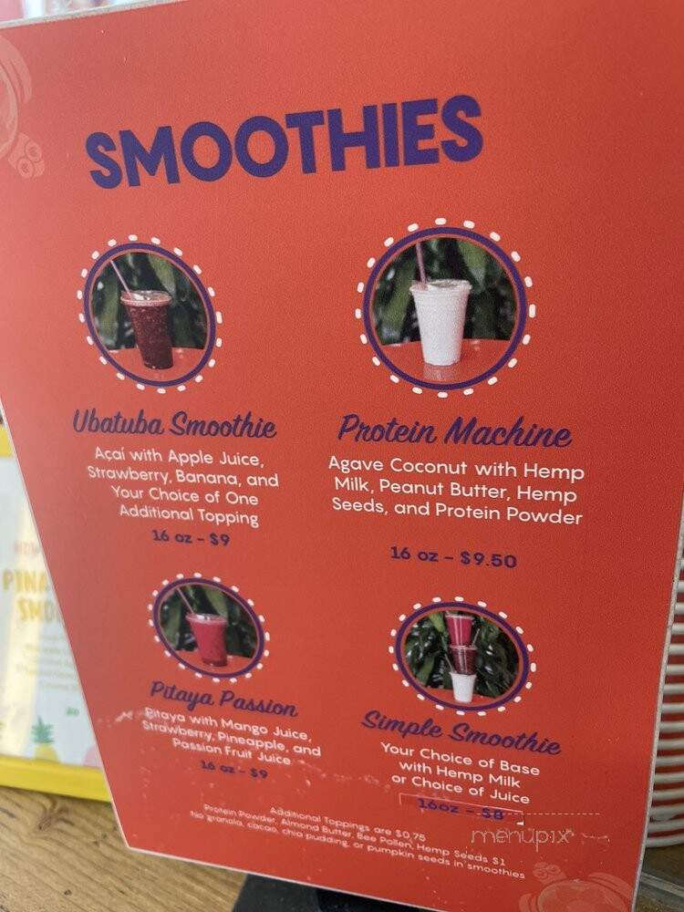 Ubatuba Acai Bowl - West Hollywood, CA menu_pic