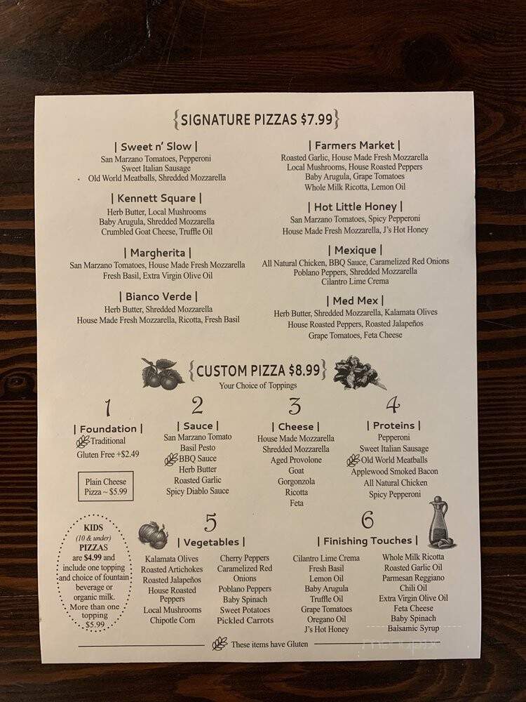 Snap Custom Pizza & Salads - Bala Cynwyd, PA menu_pic