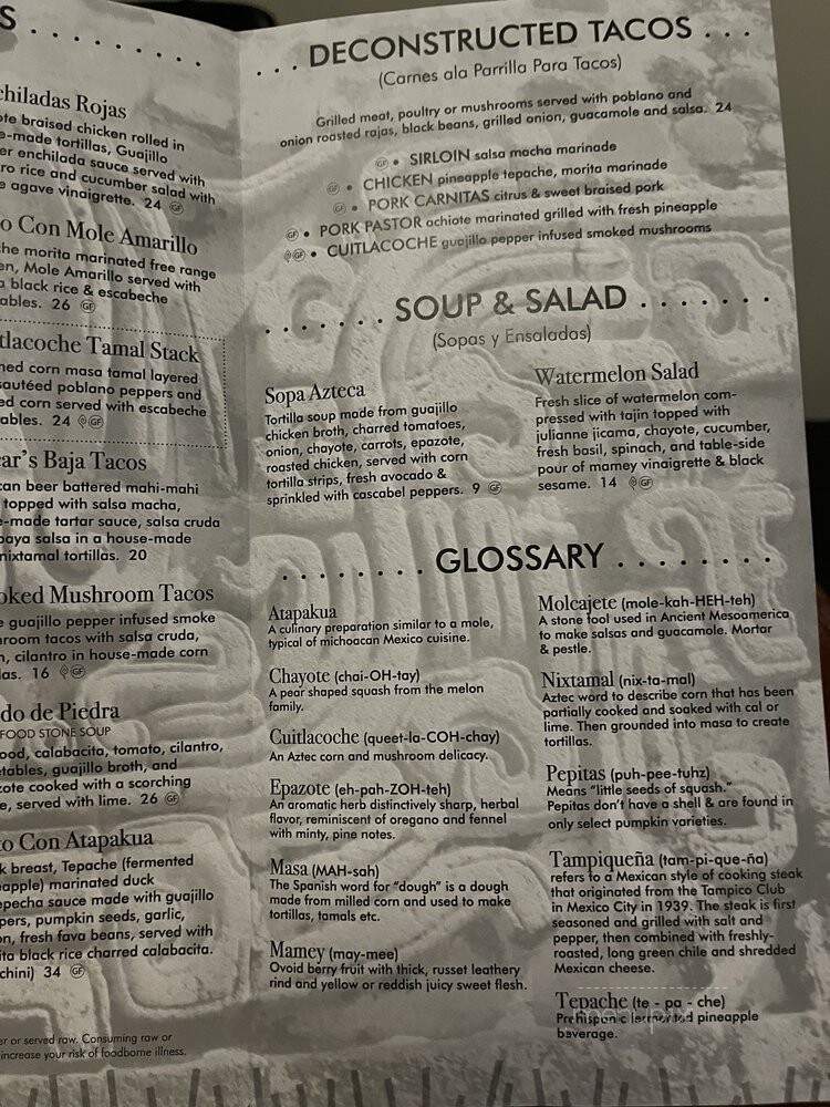 Mexo - Grand Rapids, MI menu_pic