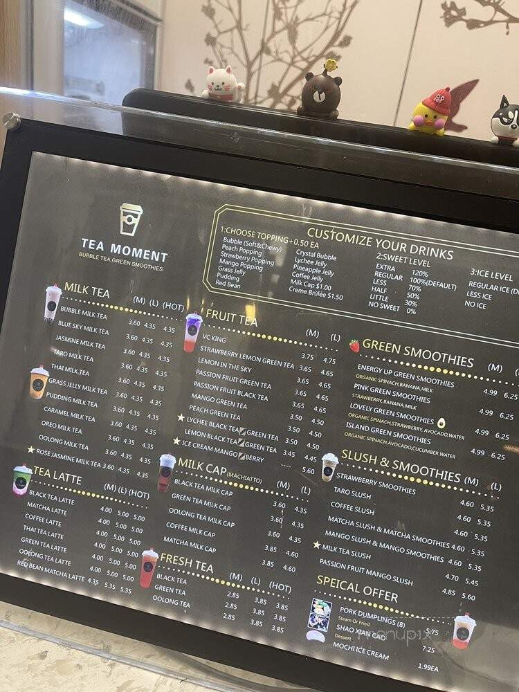 Tea Moment - Gainesville, FL menu_pic