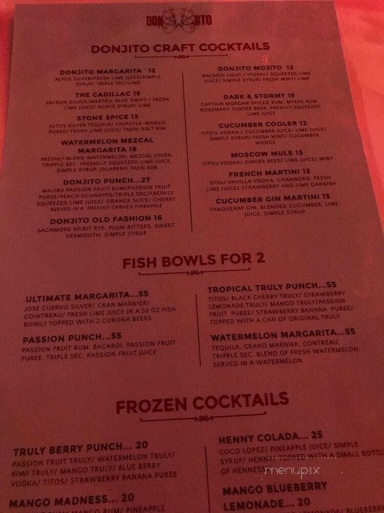 DonJito - Mamaroneck, NY menu_pic