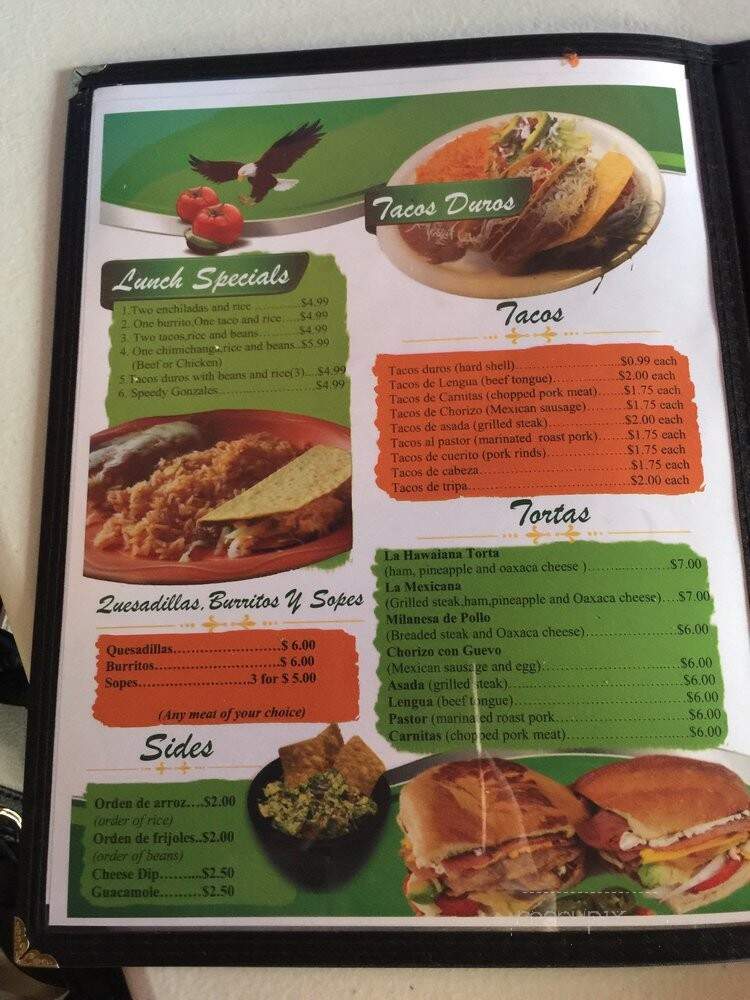 Taqueria Restaurant Simon - Mauldin, SC menu_pic