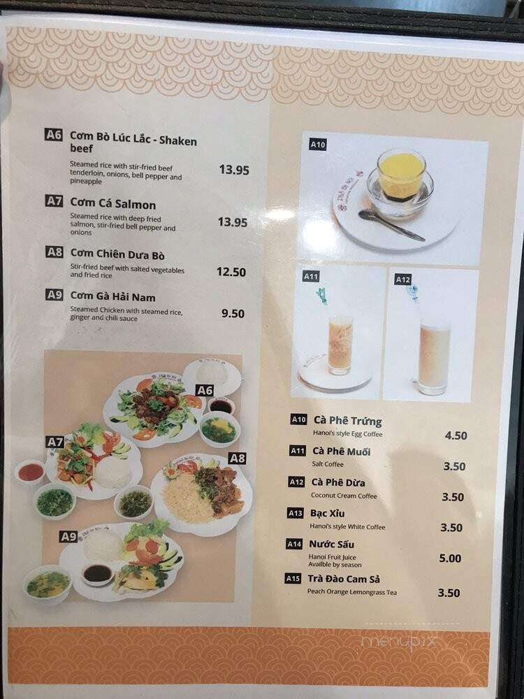 Pho Hanoi Vietnamese Restaurant - La Verne, CA menu_pic