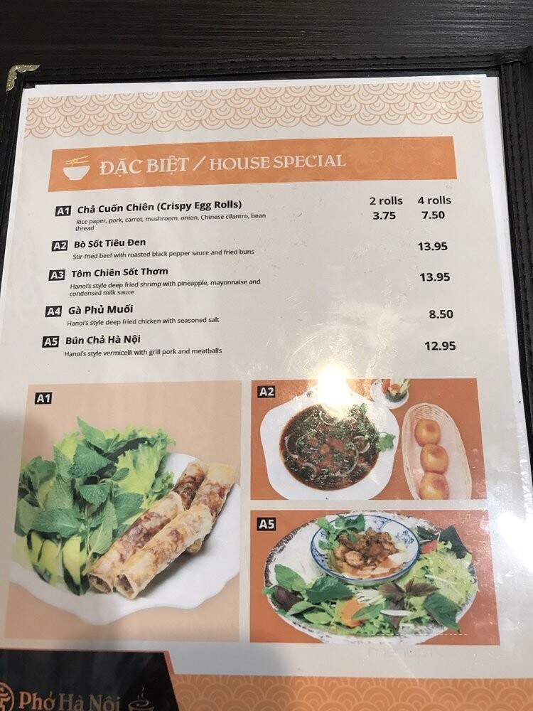 Pho Hanoi Vietnamese Restaurant - La Verne, CA menu_pic