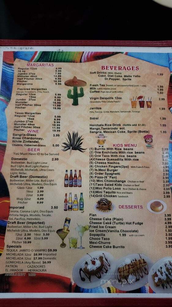 Mexi-Wing 9 - Chattanooga, TN menu_pic