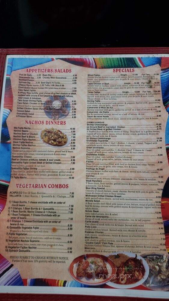 Mexi-Wing 9 - Chattanooga, TN menu_pic