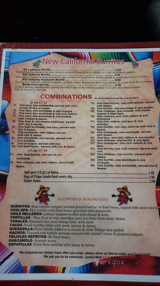 Mexi-Wing 9 - Chattanooga, TN menu_pic