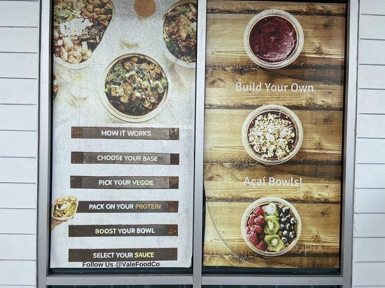 Vale Food Co - Jacksonville, FL menu_pic