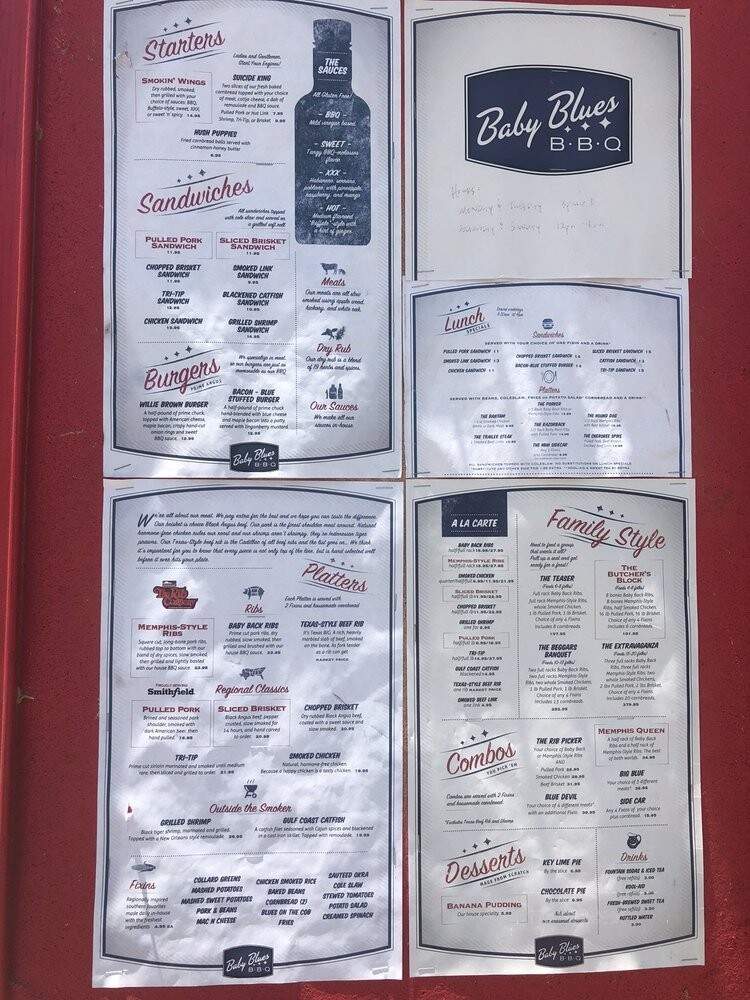 Baby Blues BBQ - Los Angeles, CA menu_pic