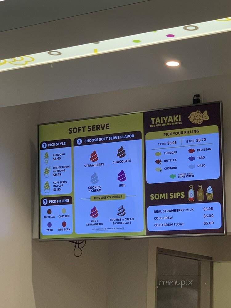 SomiSomi - Glendale, CA menu_pic