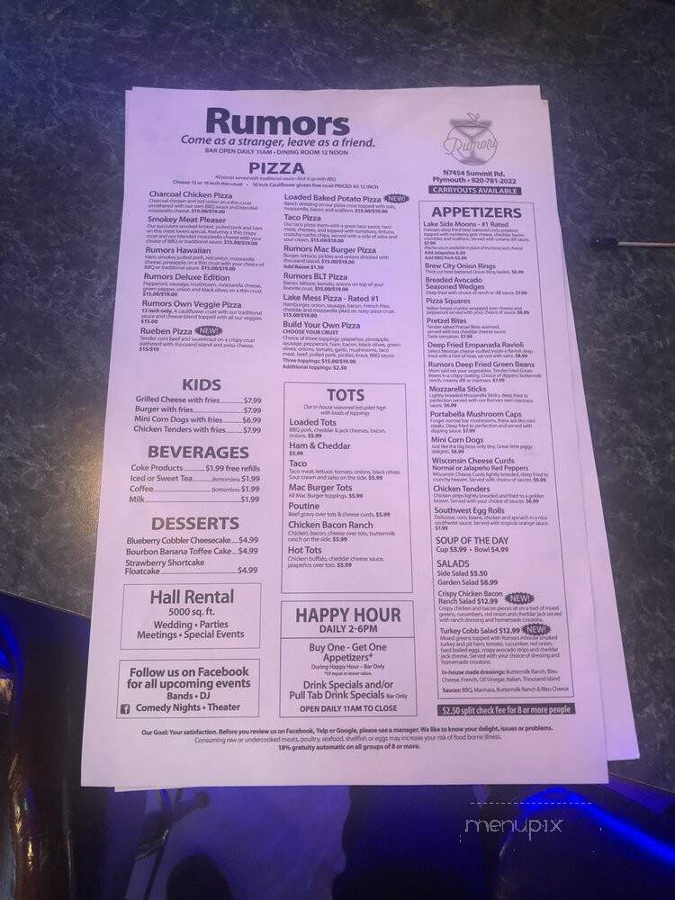 Rumors - Plymouth, WI