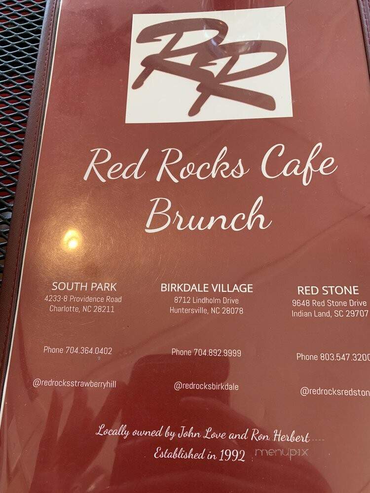 Red Rocks Cafe- Indian Land - Indian Land, SC menu_pic